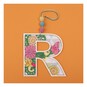 Wooden Filigree Hanging Letter U 12cm image number 2
