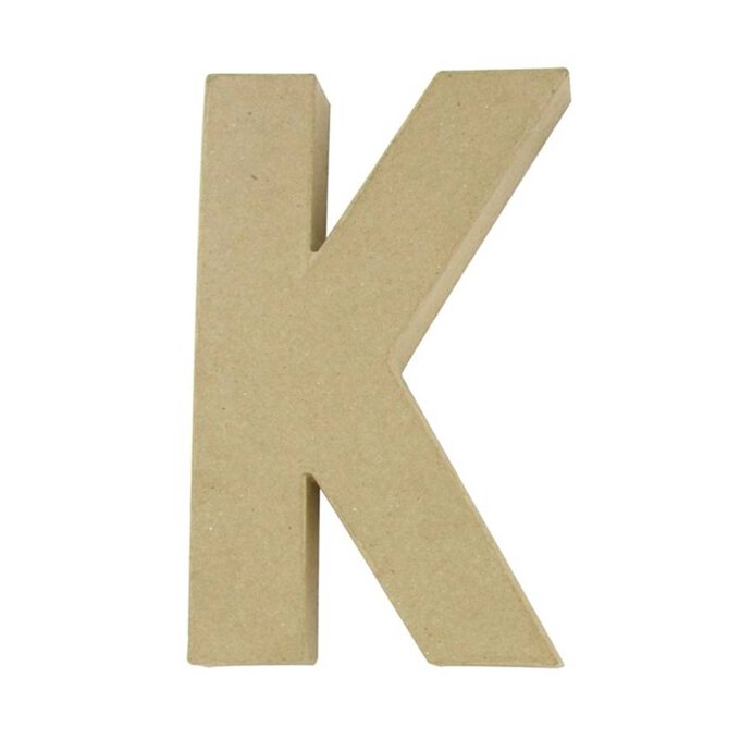 Mache Letter K 20cm image number 1