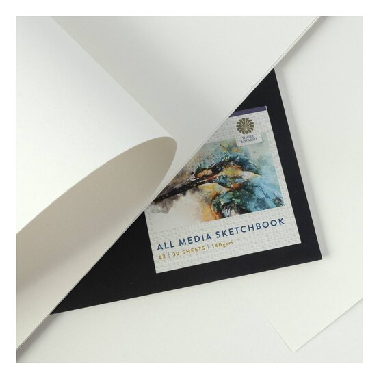 Shore & Marsh Landscape All Media Sketchbook A3 image number 3