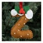 Hanging Christmas Pudding Felt Letter Z image number 1