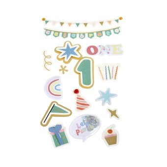 1st Birthday Milestone Stickers