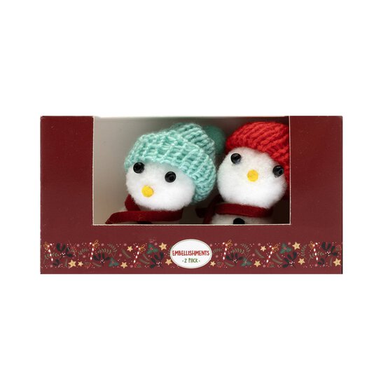 Snowman Embellishments 2 Pack  image number 3