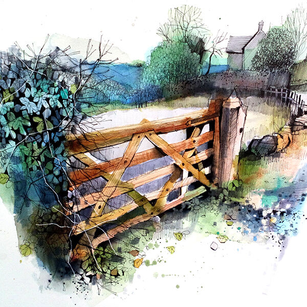 Using Derwent Inktense Paints with Urban Sketcher Ian Fennelly Hobbycraft