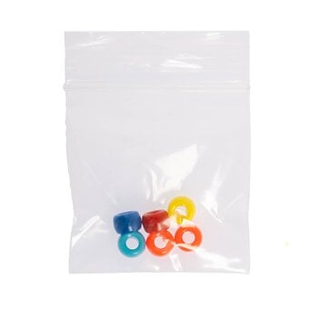 Clear Resealable Bags 56mm x 56mm 100 Pack image number 2