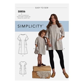 Simplicity Dress and Tunic Sewing Pattern S8856
