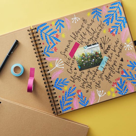 How to Make a Summer Scrapbook Layout image number 1