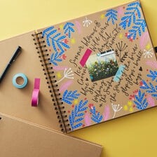 How to Make a Summer Scrapbook Layout