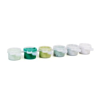 Nature Green Acrylic Craft Paints 5ml 6 Pack