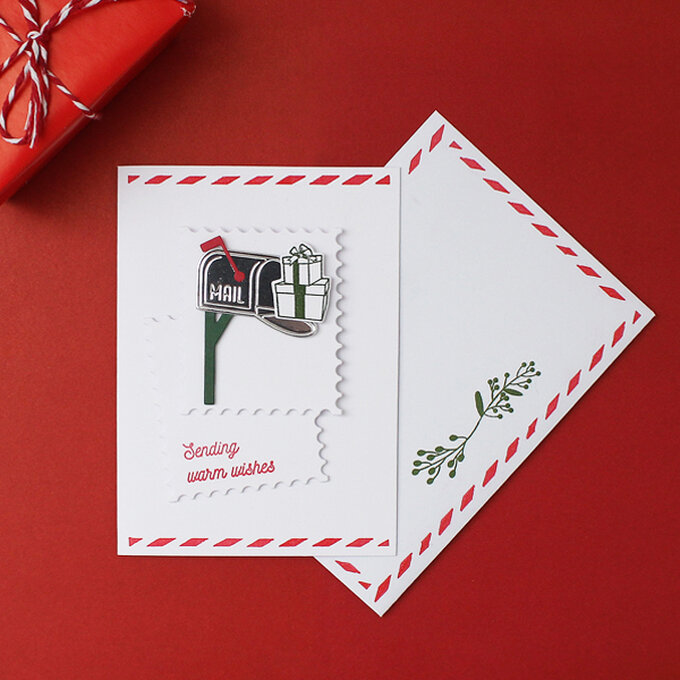 How to Make a Christmas Postbox Card Hobbycraft