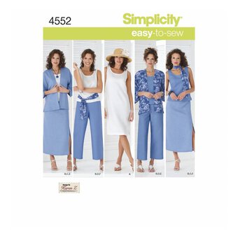 Simplicity Women’s Separates Sewing Pattern 4552 (10-18)