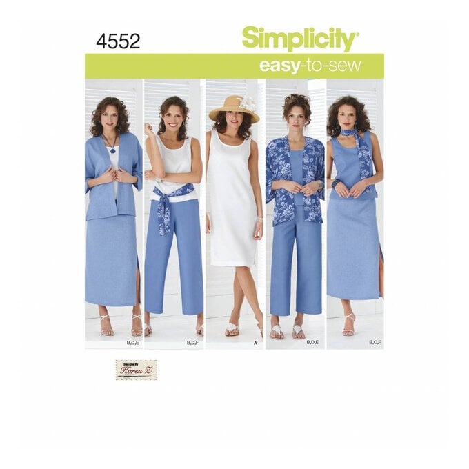 Simplicity Women’s Separates Sewing Pattern 4552 (10-18) image number 1