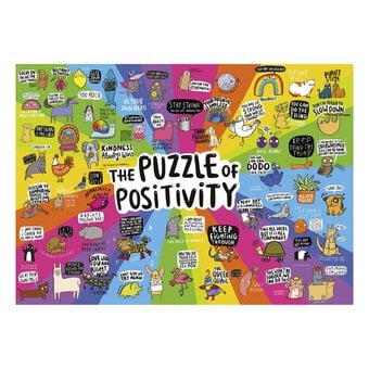 Gibsons Puzzle of Positivity Jigsaw Puzzle 1000 Pieces