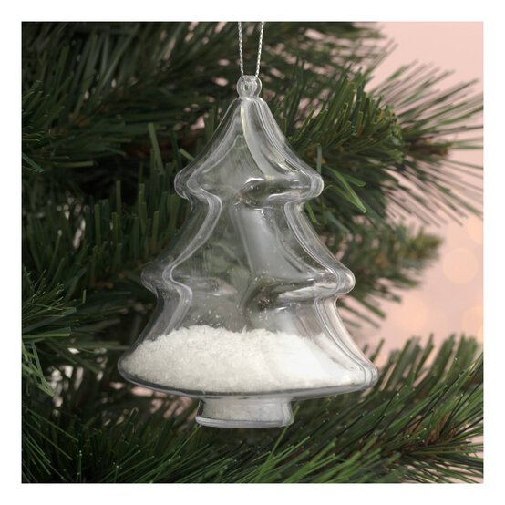 Hanging Plastic Fillable Tree Decoration 10cm image number 2