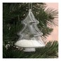 Hanging Plastic Fillable Tree Decoration 10cm image number 2