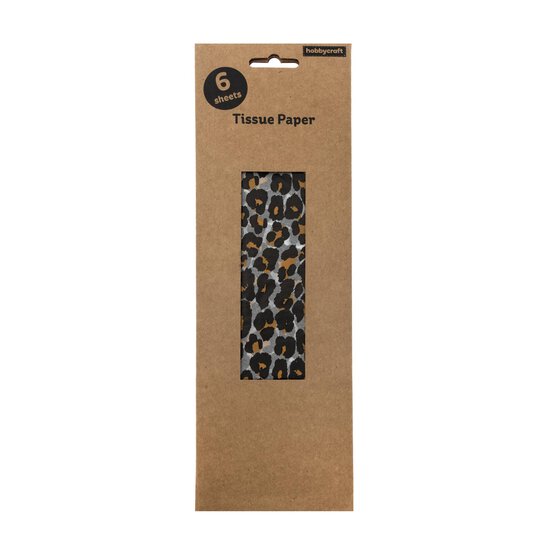 Leopard Print Tissue Paper 50cm x 70cm 6 Pack image number 3