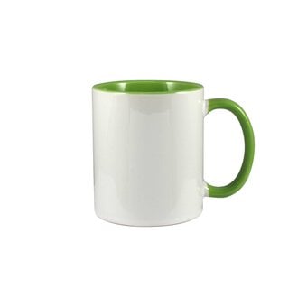 Light Green Two-Tone Photo Mug