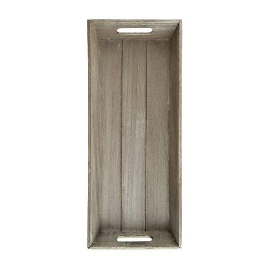 Brown Wooden Tray 48cm x 20cm x 5cm image number 3