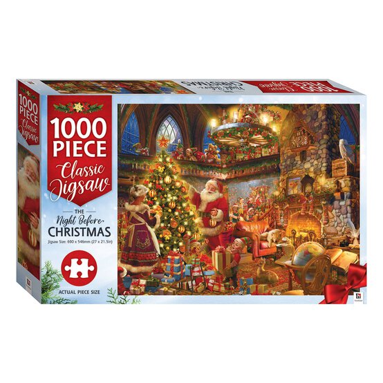 The Night Before Christmas Jigsaw Puzzle 1000 Pieces image number 1