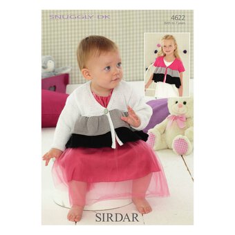 Sirdar Snuggly DK Girls' Cardigans Digital Pattern 4622
