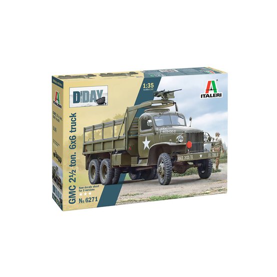 Italeri GMC 6x6 Truck Model Kit 1:35 image number 1