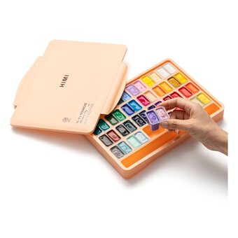 HIMI Peach Twin Cups Gouache Set 12ml 48 Pack 