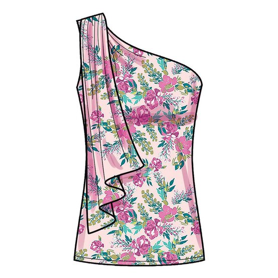 New Look Women&rsquo;s Top Sewing Pattern N6701 image number 4