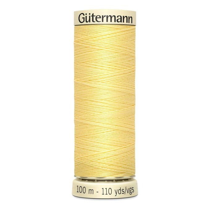 Gutermann Yellow Sew All Thread 100m (578) image number 1
