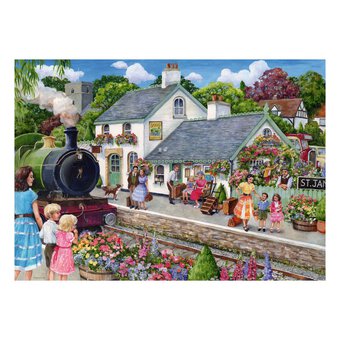 Ravensburger Whistle Stop Cottage Jigsaw Puzzle 1000 Pieces