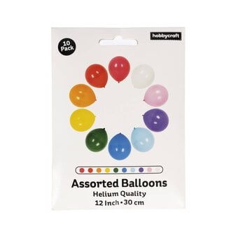 Bright Latex Balloons 10 Pack image number 3