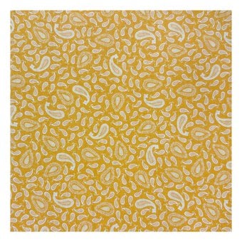 Island Haven Sunray Paisley Cotton Fabric by the Metre
