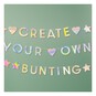 Create & Celebrate Iridescent Customisable Bunting  image number 1