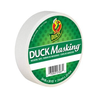 Duck Tape White Masking Tape 24mm x 27.4m
