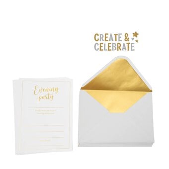 Create & Celebrate Evening Invites 20 Pack