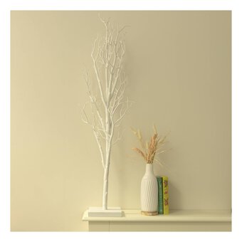 Decorative White Twig Tree 104cm 