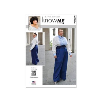 Know Me Women's Shirt and Trousers  Sewing Pattern ME2104 (K5 8-16)
