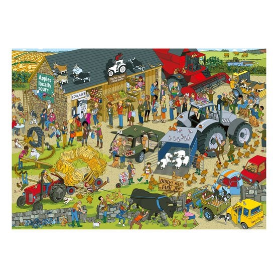 Ravensburger Diddly Squat Farm Jigsaw Puzzle 1000 Pieces image number 2