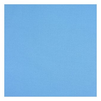 Sky Blue Organic Premium Cotton Fabric by the Metre image number 2