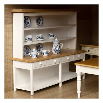 Doll&rsquo;s House Blue Deluxe Tea Set 