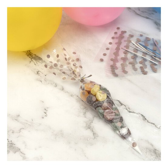 Whisk Rose Gold Spot Cone Bags 10 Pack  image number 2