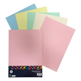 Pastel Card A3 50 Pack