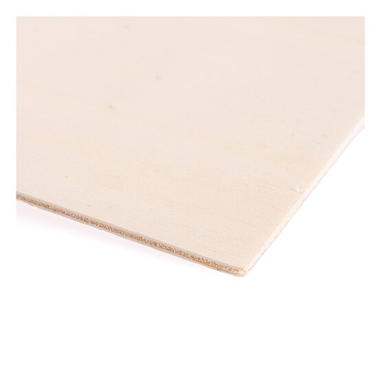 Poplar Plywood Sheet 3mm x 30cm x 30cm image number 2