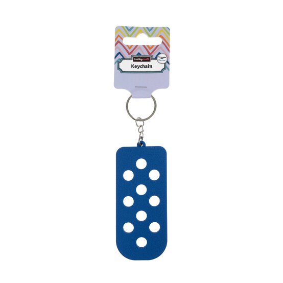 Blue Charm Keychain 4cm x 9cm image number 4