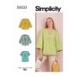 Simplicity Women's Top Sewing Pattern S9333 (H5 6-14) image number 1