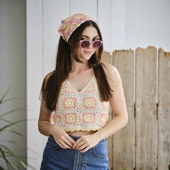 How to Crochet a Granny Square Top