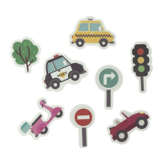 Transportation Foam Stickers 42g image number 3