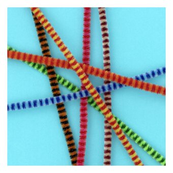 Striped Pipe Cleaners 100 Pack