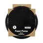 Midnight Black Paper Plates 8 Pack image number 4