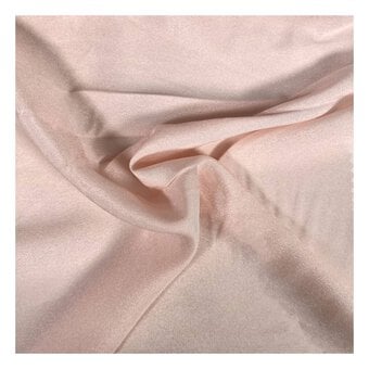 Peach High Elastic Crepe Fabric by the Metre