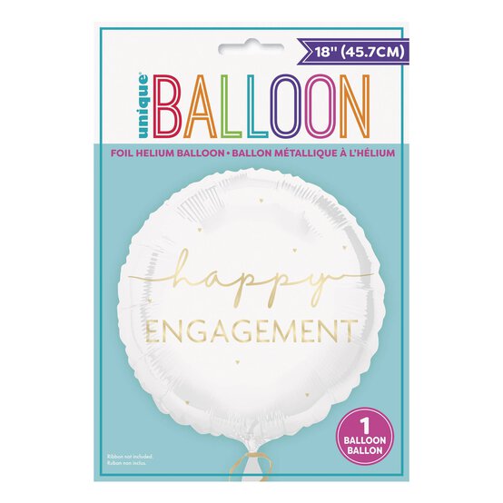Large Happy Engagement Foil Balloon image number 1