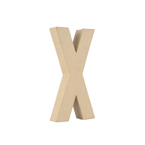 Mache Letter X 20cm image number 1